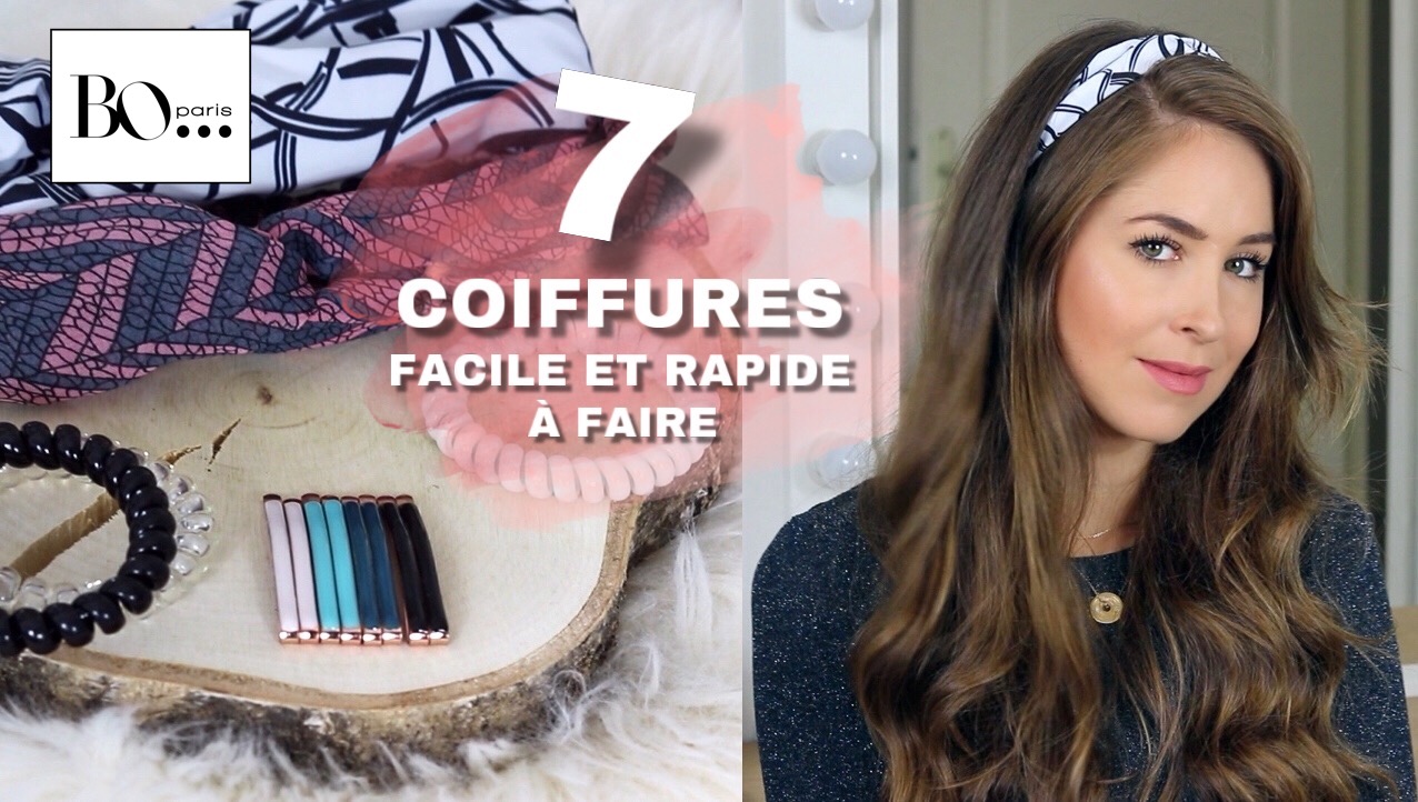 7 idées de coiffures faciles et rapides à réaliser