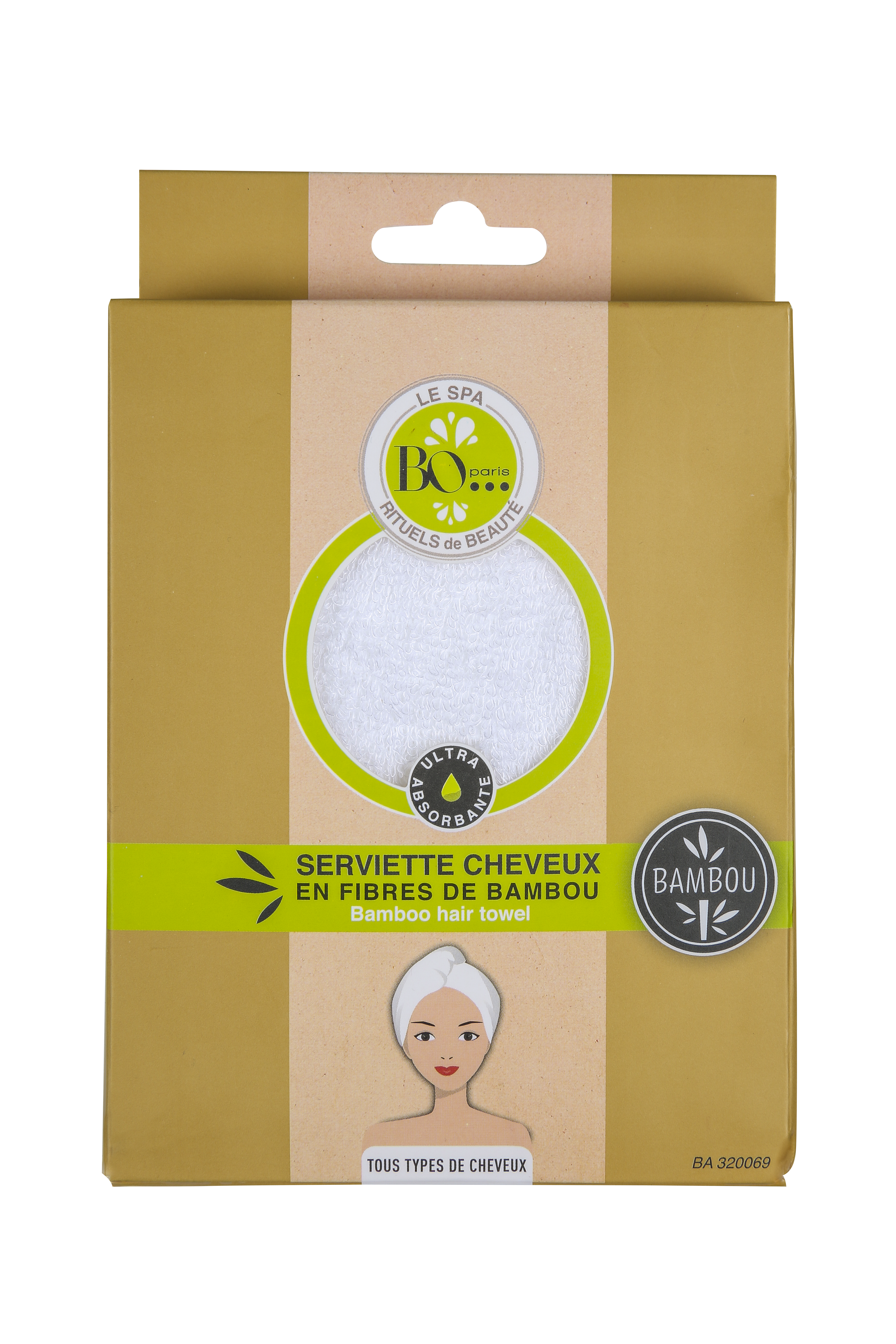 Serviette cheveux en bamboo