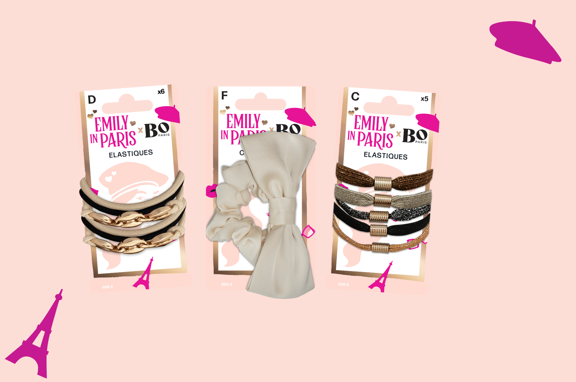 Les accessoires cheveux Emily in Paris